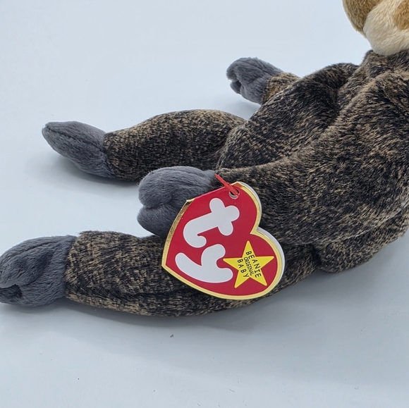 Vintage Ty Beanie Baby Slowpoke The Sloth Plush Stuffed Animal - Picture 2 of 6